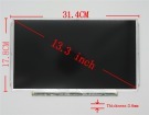 Auo b133xw01 v1 13.3 inch laptop telas