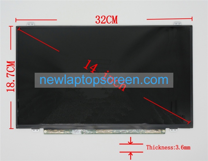 Lg lp140wh8-tla1 14 inch ordinateur portable Écrans - Cliquez sur l'image pour la fermer