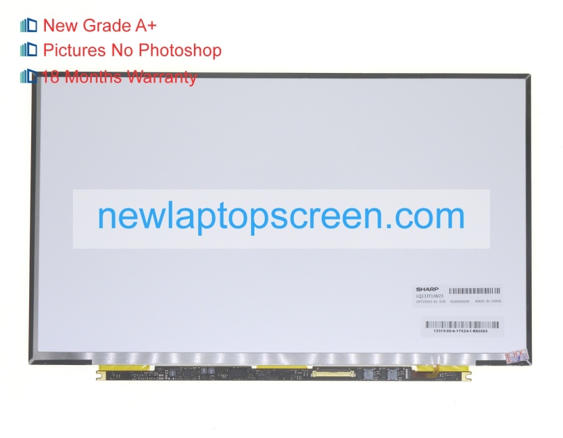 Sharp lq133t1jw23 13.3 inch ordinateur portable Écrans - Cliquez sur l'image pour la fermer