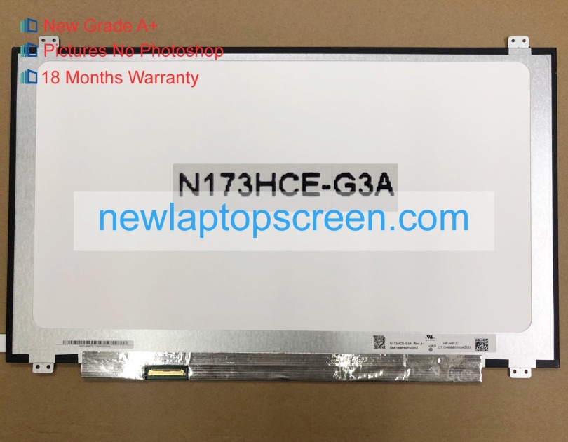 Innolux n173hce-g3a 17.3 inch Ноутбука Экраны - Кликните на картинке чтобы закрыть