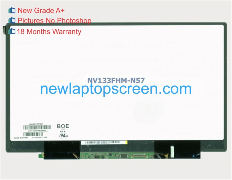 Boe nv133fhm-n57 13.3 inch ordinateur portable Écrans - Cliquez sur l'image pour la fermer