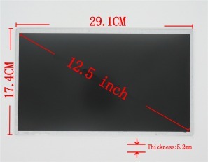 Hp 2570p 12.5 inch laptop telas